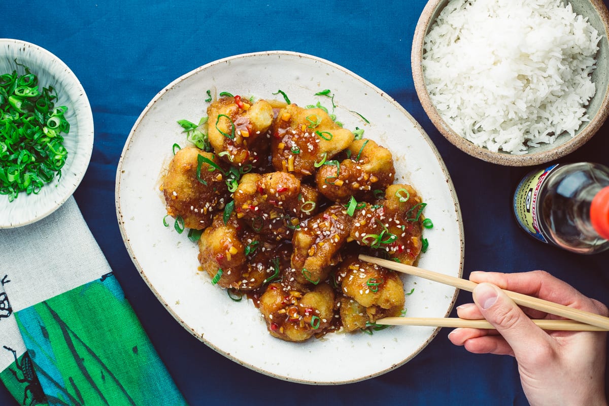 Crispy Sweet And Sour Cauliflower