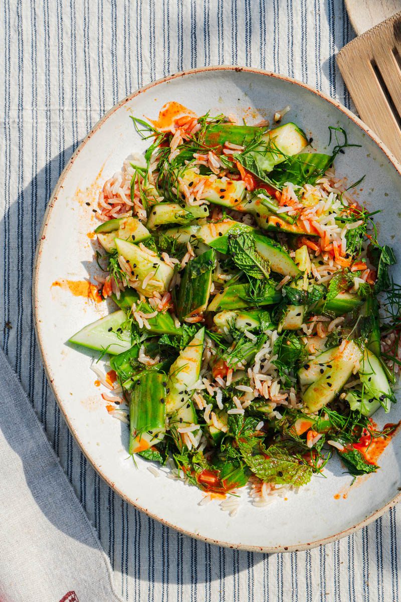 Cucumber And Hot Sauce Salad